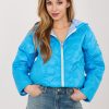 Blue Jacket in Women`s Coats, Jackets with Polyester