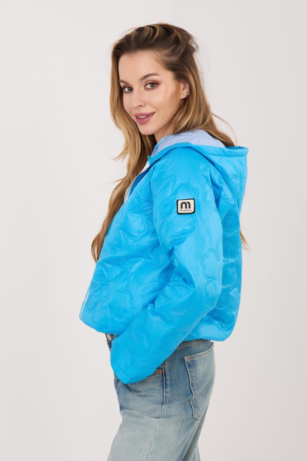 Blue Jacket in Women`s Coats, Jackets with Polyester