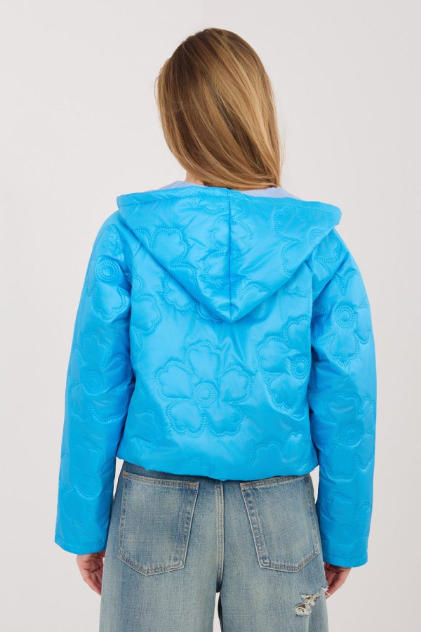 Blue Jacket in Women`s Coats, Jackets with Polyester