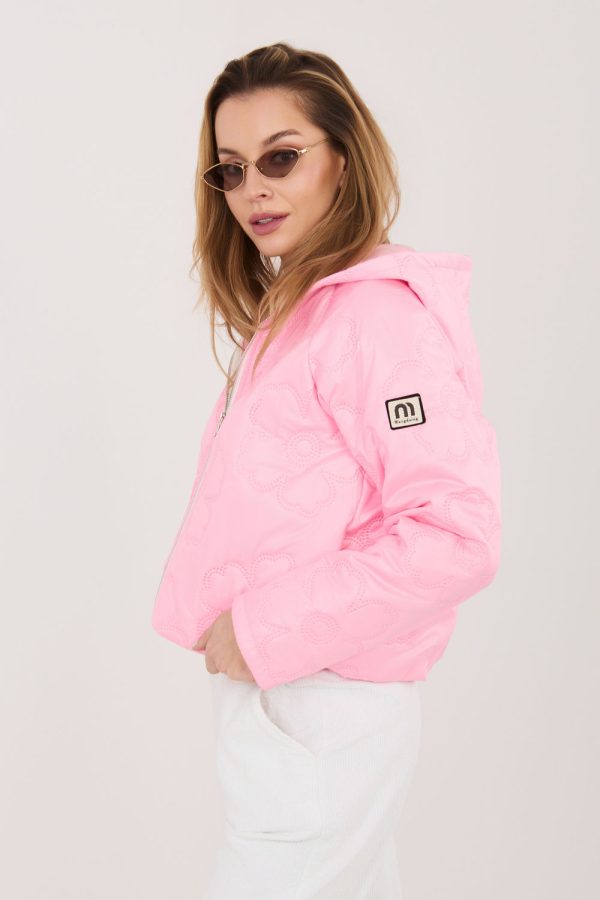 Pink Jacket in Women`s Coats, Jackets with Polyester