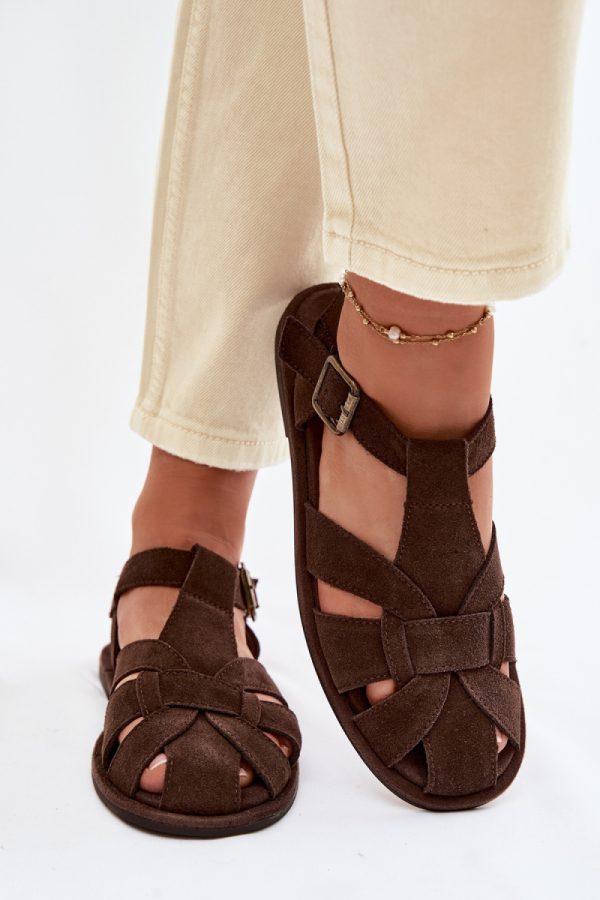 brown Sandals model 225945 Step in style