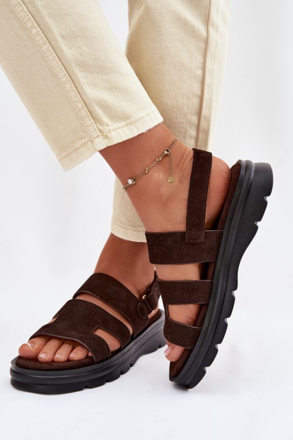 brown Sandals model 225948 Step in style