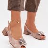 1119103 beige Heel sandals model 225955 Step in style