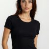 Black Blouse in Women`s Blouses, Tunics with Cotton