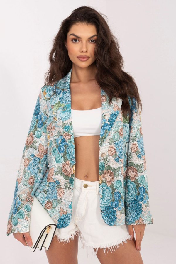 Green Jacket in Jackets, Vests For Women with Spandex and Polyester