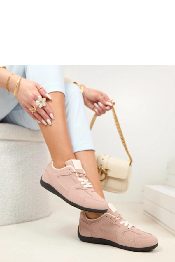 Pink Sport Shoes in Women`s Athletic Shoes, Trainers, Sneakers with Fabric, Footbed and Sole Height