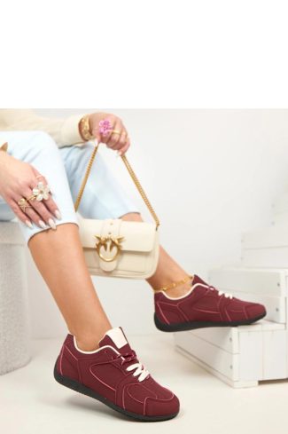 Red Sport Shoes....Fabric, Footbed and Sole Height