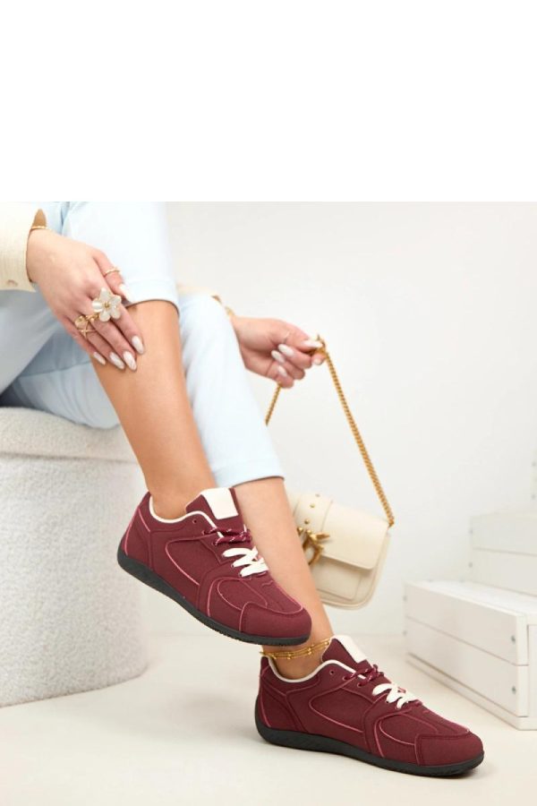 Red Sport Shoes....Fabric, Footbed and Sole Height