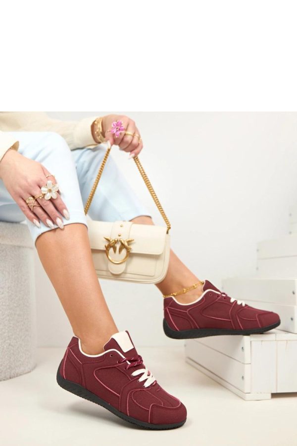 Red Sport Shoes....Fabric, Footbed and Sole Height
