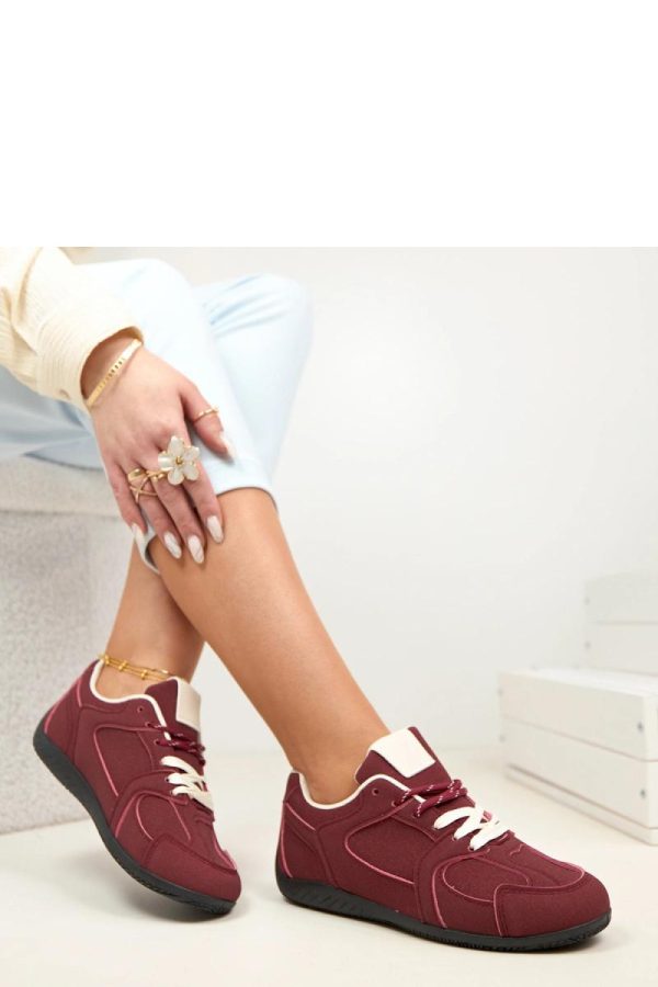 Red Sport Shoes....Fabric, Footbed and Sole Height