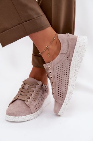 1119449 beige Half shoes model 226082 Step in style