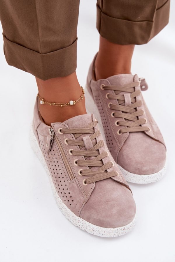 beige Half shoes model 226082 Step in style