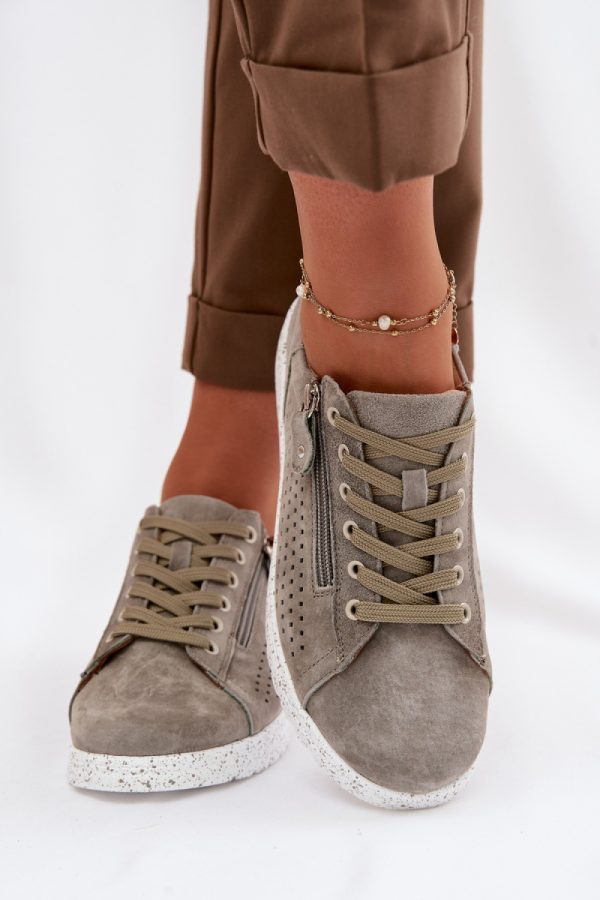green Half shoes model 226083 Step in style