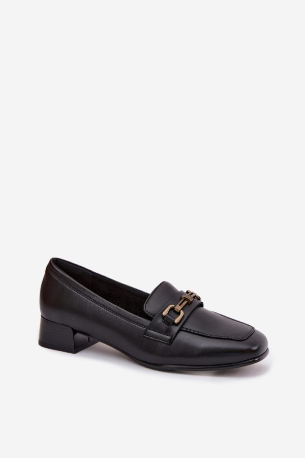 Black Heeled Low Shoes in Women`s Ankle Boots & Booties with Fabric, Footbed and Heel Height