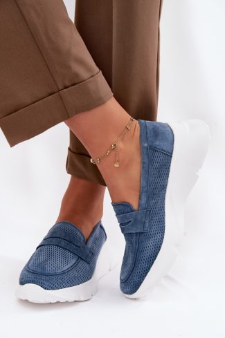 navy blue Mocassin model 226099 Step in style