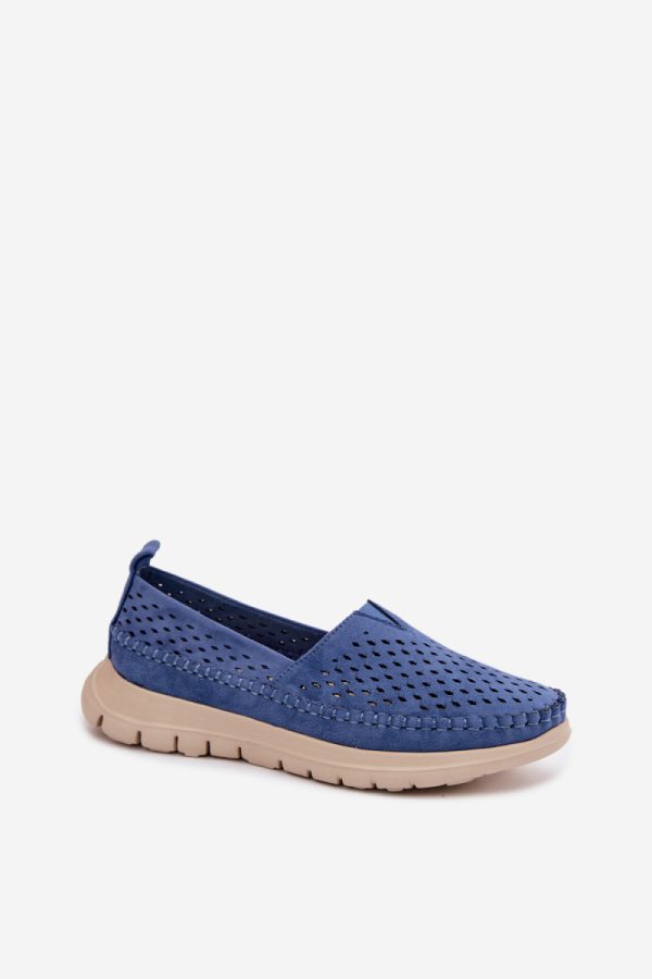 blue Mocassin model 226109 Step in style
