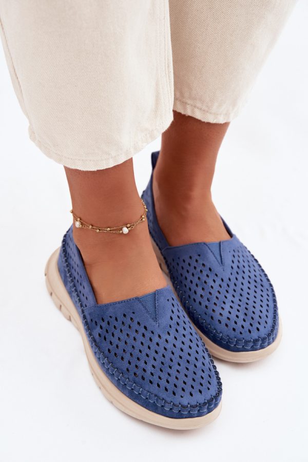 blue Mocassin model 226109 Step in style