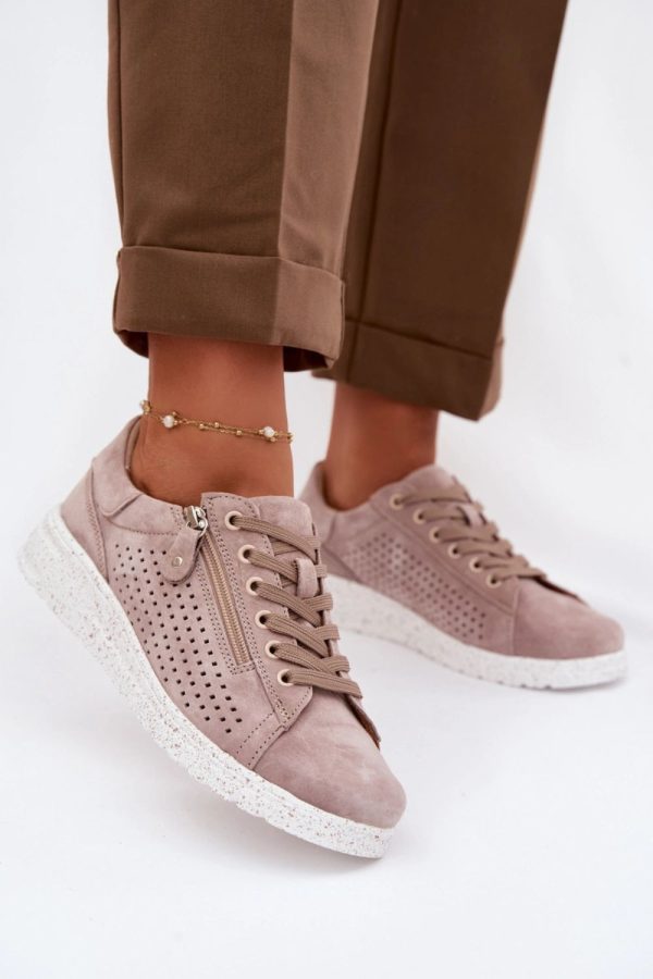 beige Half shoes model 226082 Step in style