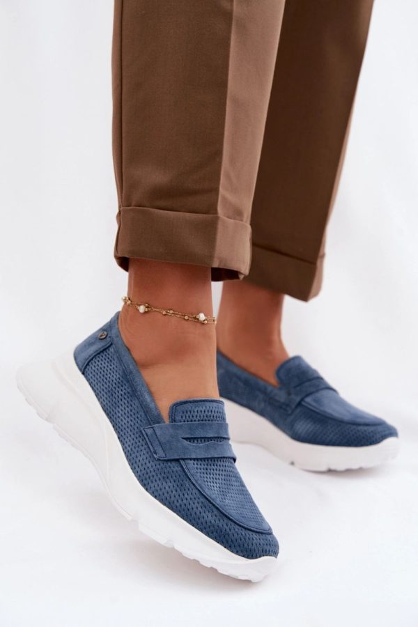 navy blue Mocassin model 226099 Step in style