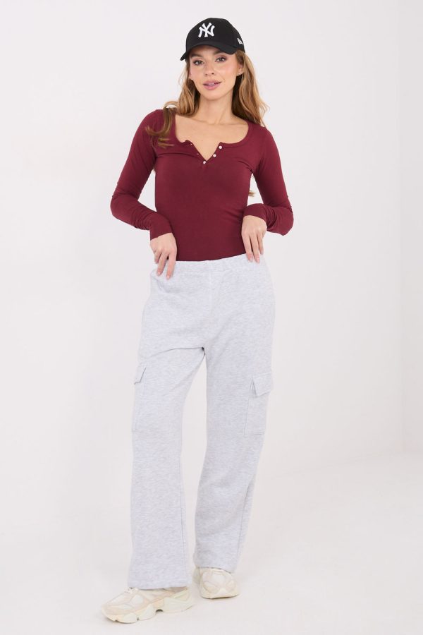 Red Blouse in Women`s Blouses, Tunics with Cotton and Spandex
