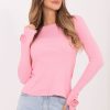 Pink Blouse in Women`s Blouses, Tunics with Cotton and Spandex