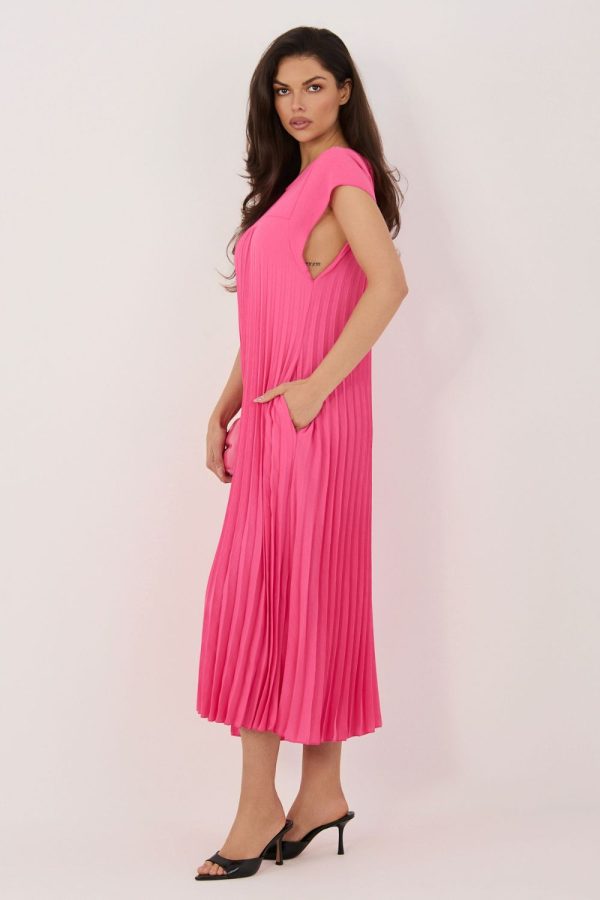 Pink Daydress in Day Dresses with Polyester and Viscose