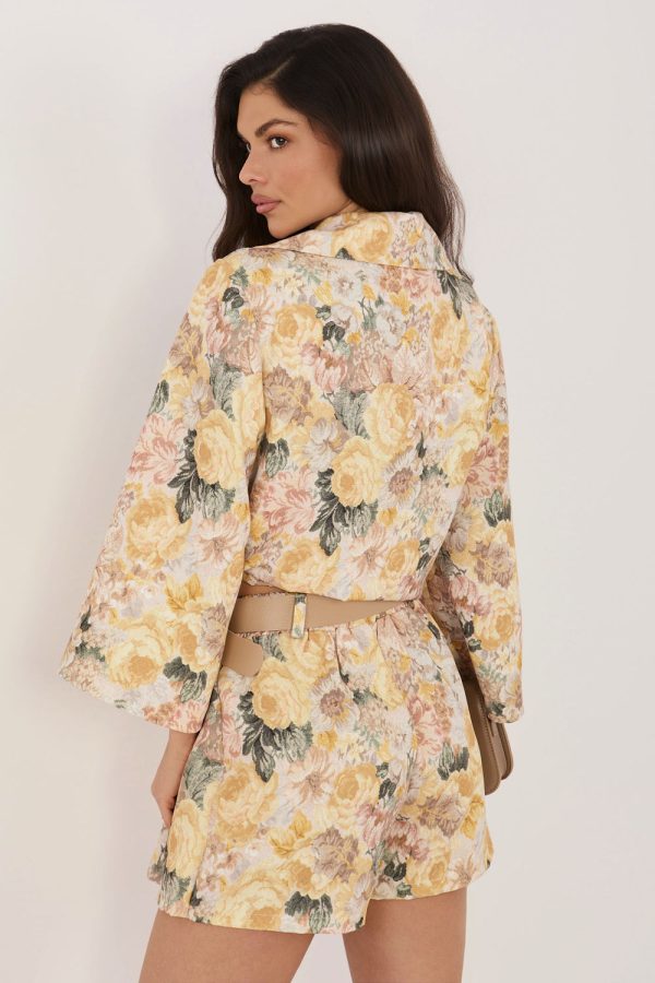 yellow Skort model 226220 Italy Moda