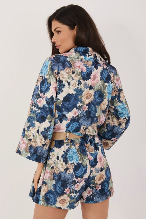blue Skort model 226221 Italy Moda