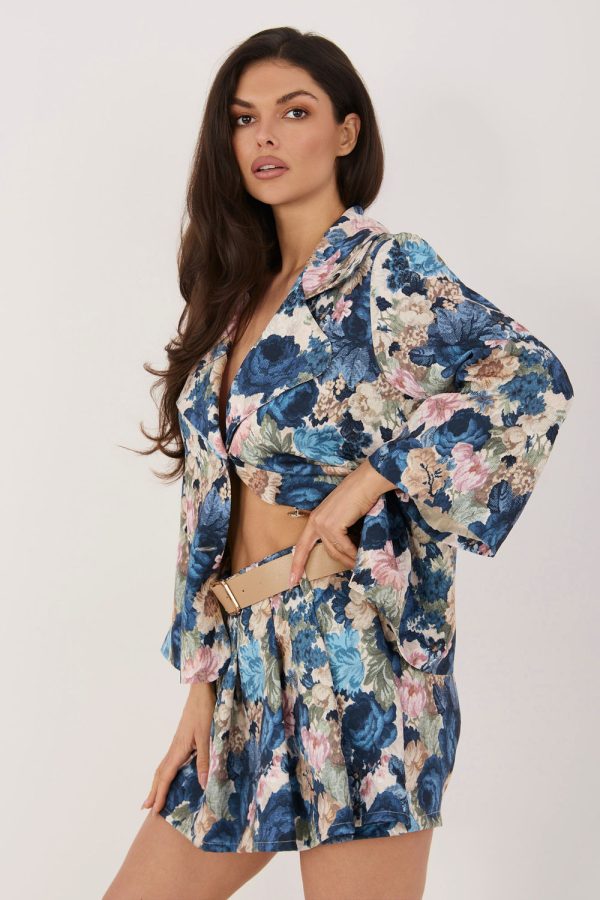 blue Skort model 226221 Italy Moda