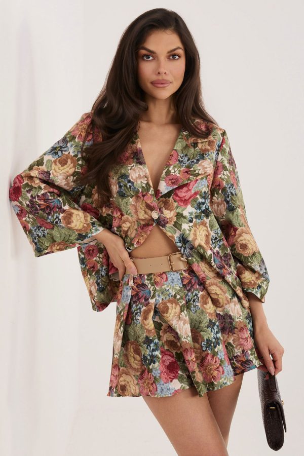 green Skort model 226222 Italy Moda