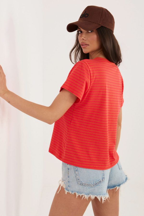 pink T-shirt model 226223 Italy Moda