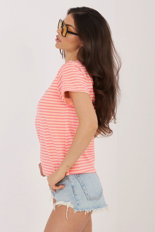 pink T-shirt model 226224 Italy Moda