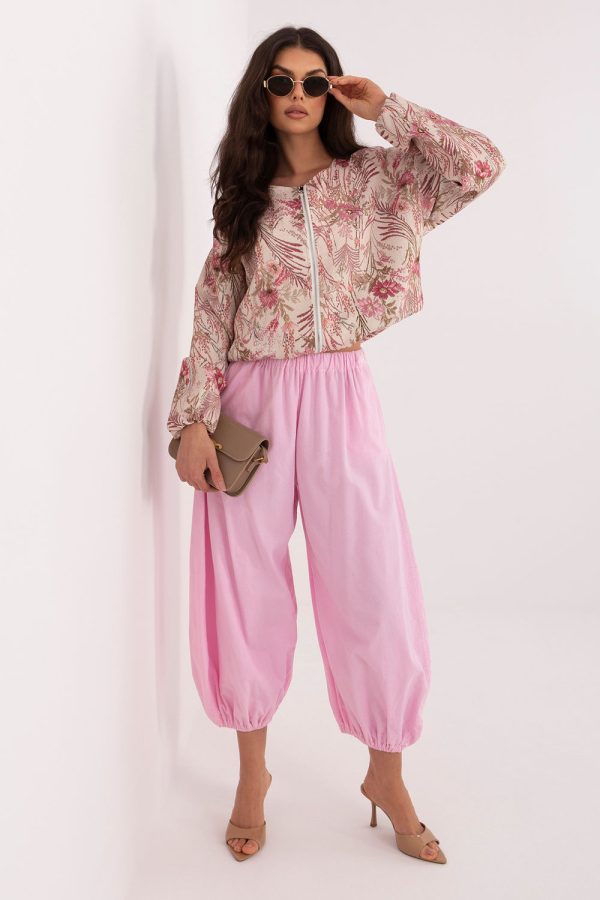 Pink Corduroy Trousers in Pants, Trousers, Shorts with Cotton