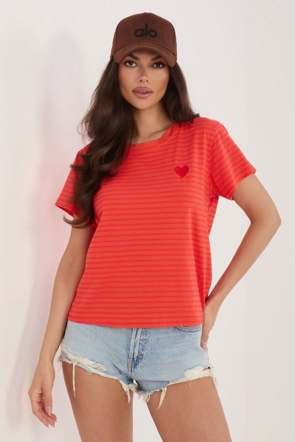 pink T-shirt model 226223 Italy Moda