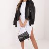 White Daydress in Day Dresses with Cotton and Spandex