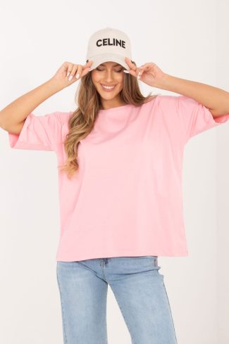 Pink T-shirt in Women`s Tops, T-shirts, Singlets with Cotton and Spandex