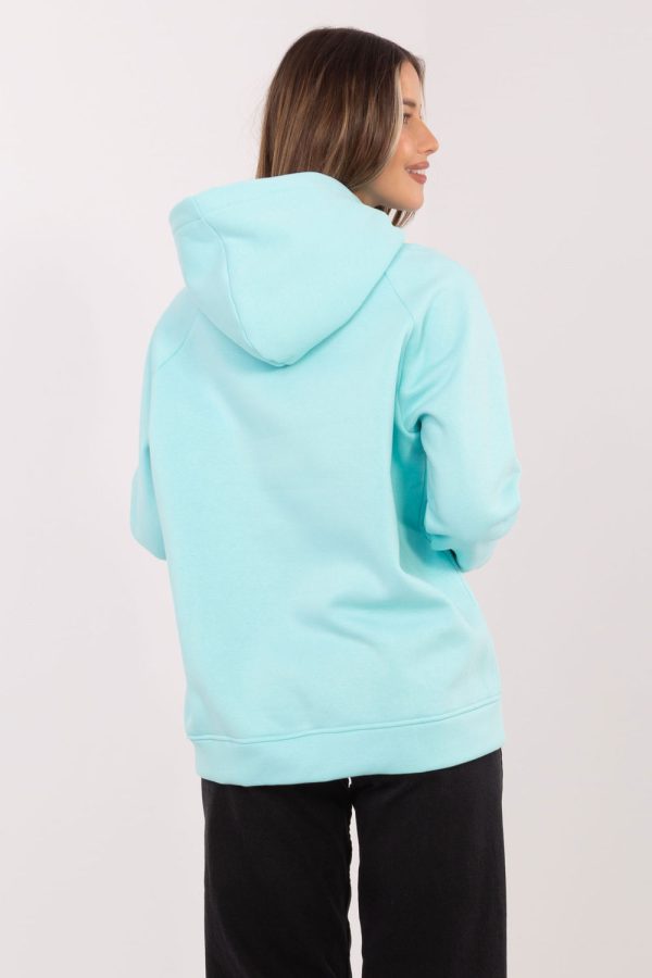 Green Sweatshirt in Sweatshirts For Women with Cotton and Spandex