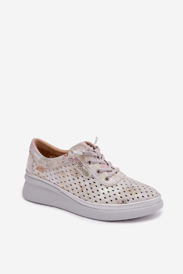 Grey Platform Shoes in Women`s Ankle Boots & Booties with Fabric, Footbed, Upper Height and Platform Height