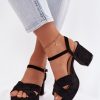 1120249 black Heel sandals model 226332 Step in style