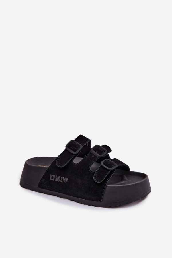 black Platform sandals model 226347 Step in style