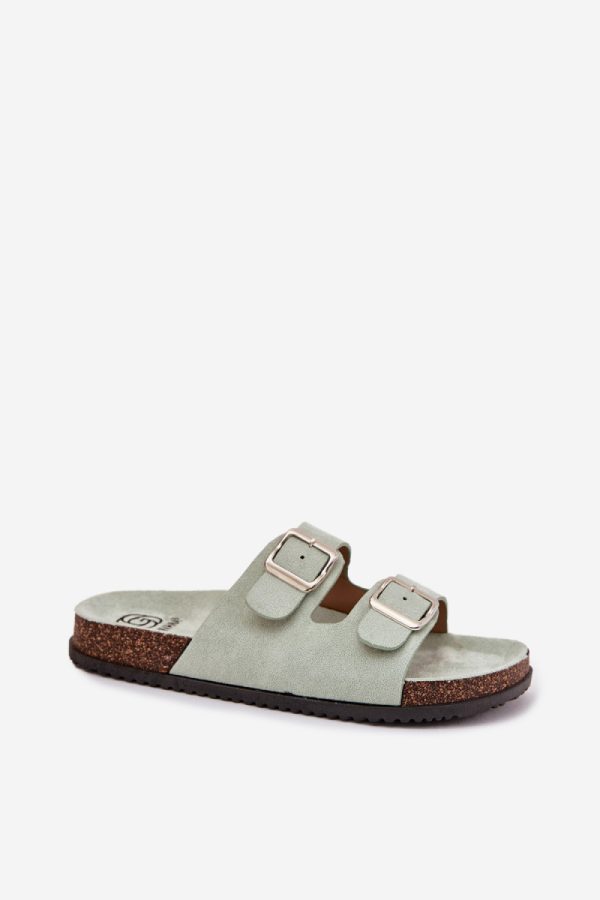 Green Flip-flops in Sandals & Flip-Flops For Women with Fabric, Footbed and Sole Height