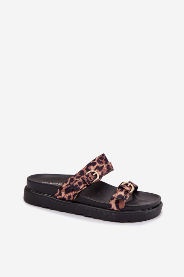 brown Platform sandals model 226361 Step in style