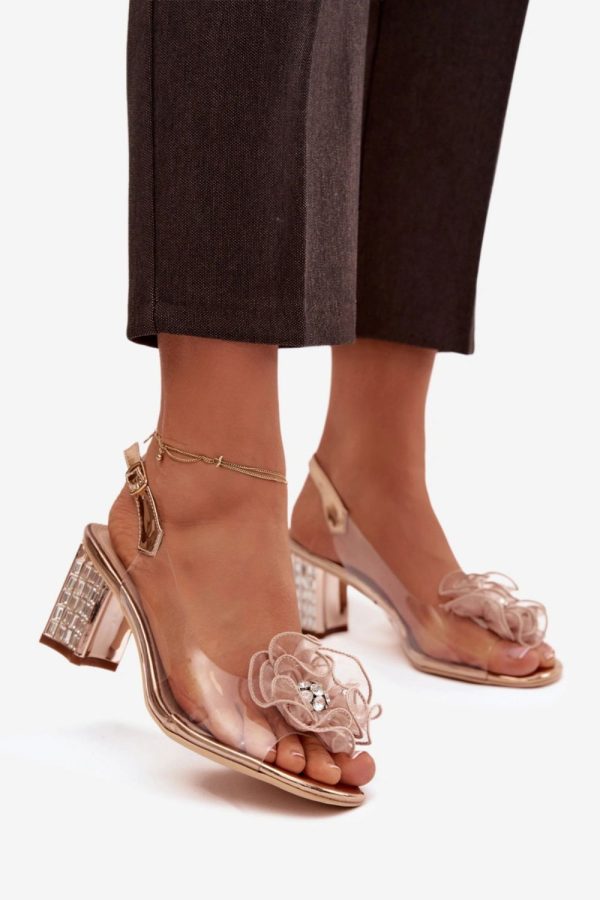 pink Heel sandals model 226340 Step in style