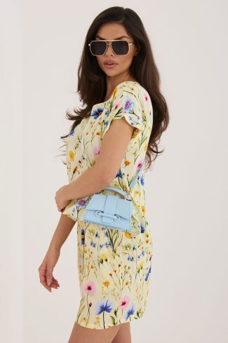 Yellow Blouse in Women`s Blouses, Tunics with Viscose