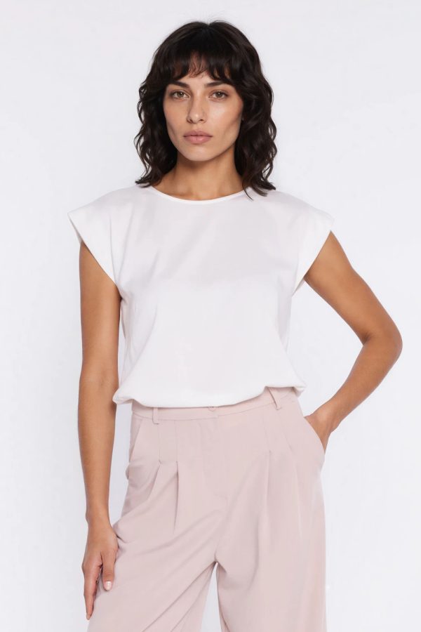 beige Blouse model 226431 Nife