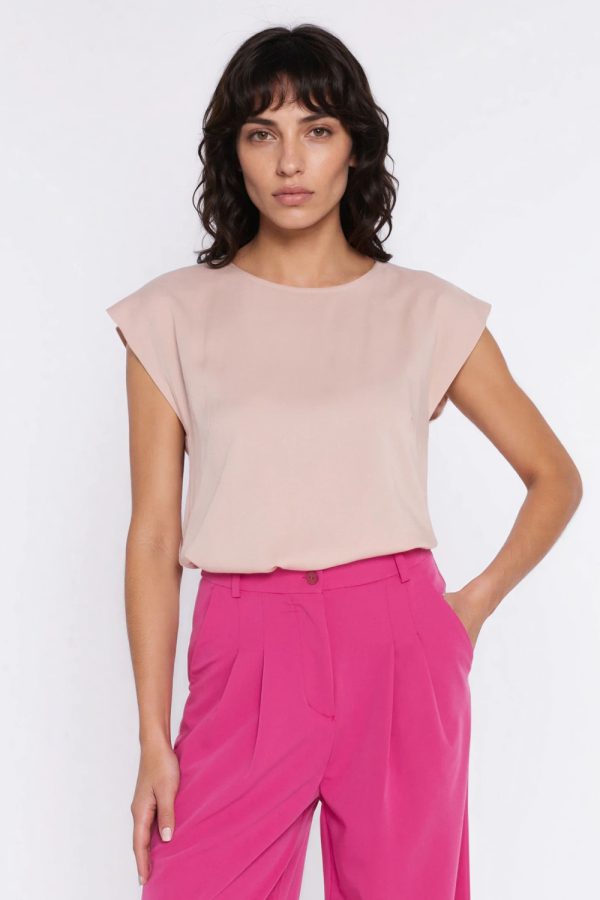 beige Blouse model 226432 Nife