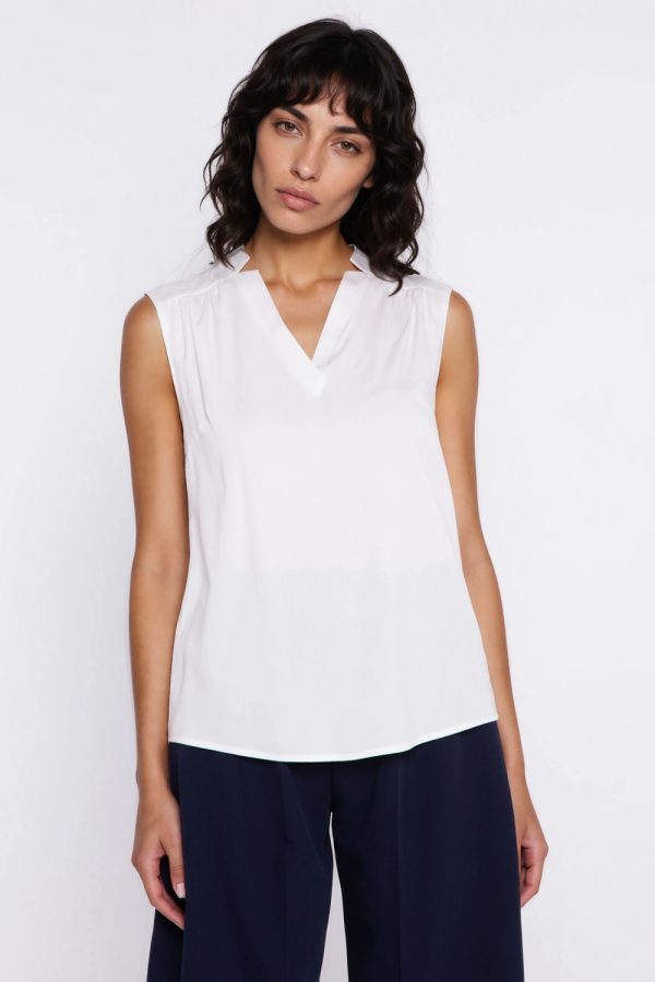 beige Blouse model 226433 Nife
