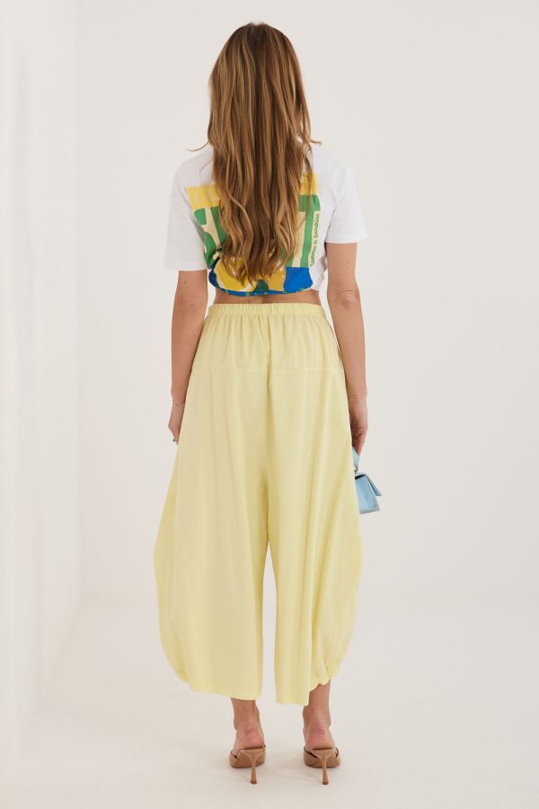Yellow Corduroy Trousers in Pants, Trousers, Shorts with Cotton