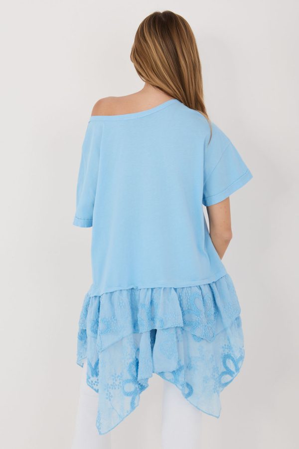 blue Blouse model 226468 Italy Moda
