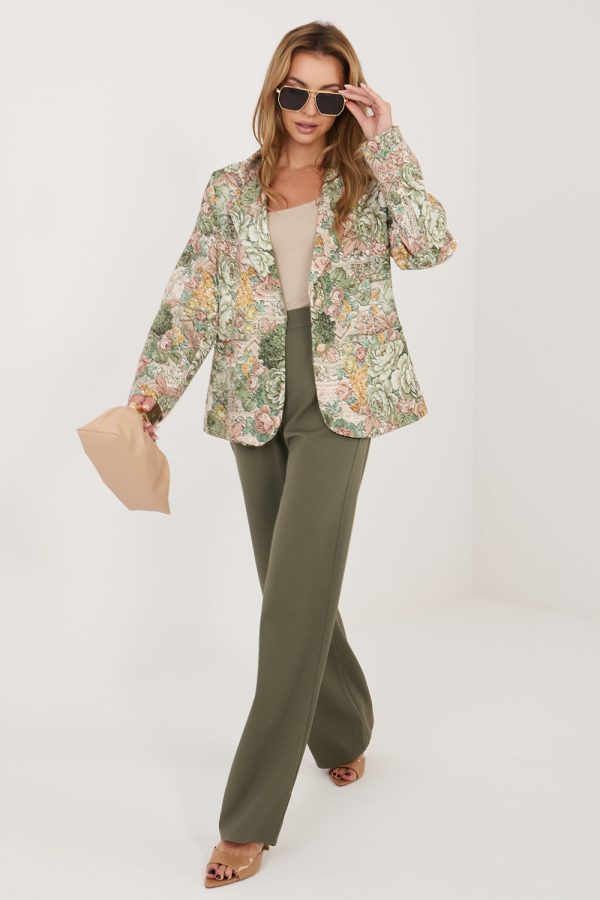 Green Jacket in Jackets, Vests For Women with Spandex and Polyester